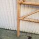 Peacock rattan headboard one person