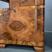 1935s pair of rare art deco bedside tables, Czechoslovakia