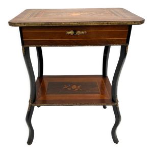 table d'appoint avec - marqueterie