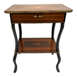 Side table with Napoleon III marquetry