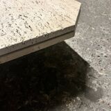 Italian travertine coffee table, mid-20th century 1970