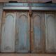Antique Balinese Carved Doors in Azur Blue, Indonesia