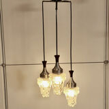 Brutalistic chandelier 3 light points