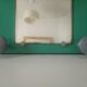 Vintage wall coat rack