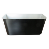 "SCE" strip wall light in black lacquered metal from the 80s