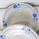 4 deep plates Roselys model Vigne 211248