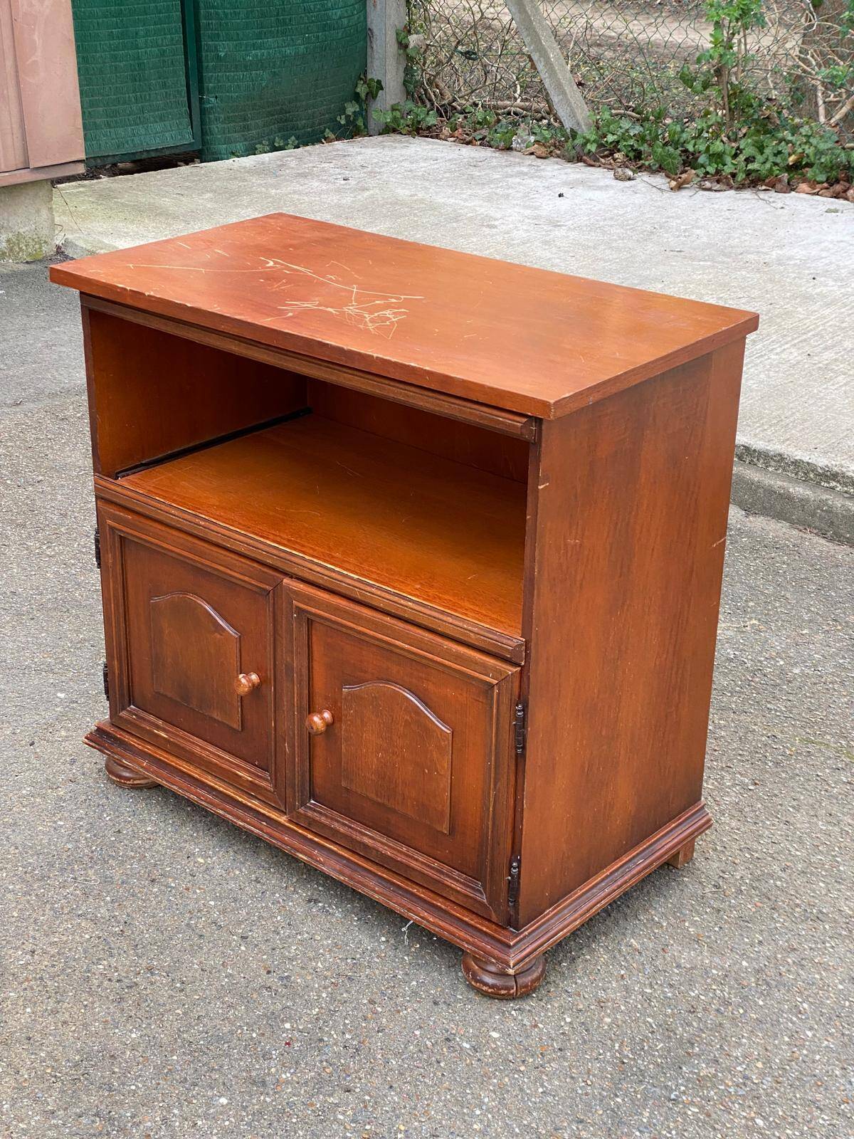 Wooden buffet, wooden TV unit in Louis XIV style.
