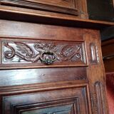 Buffet double-corp style Louis XIII 18eme siècle chène massif