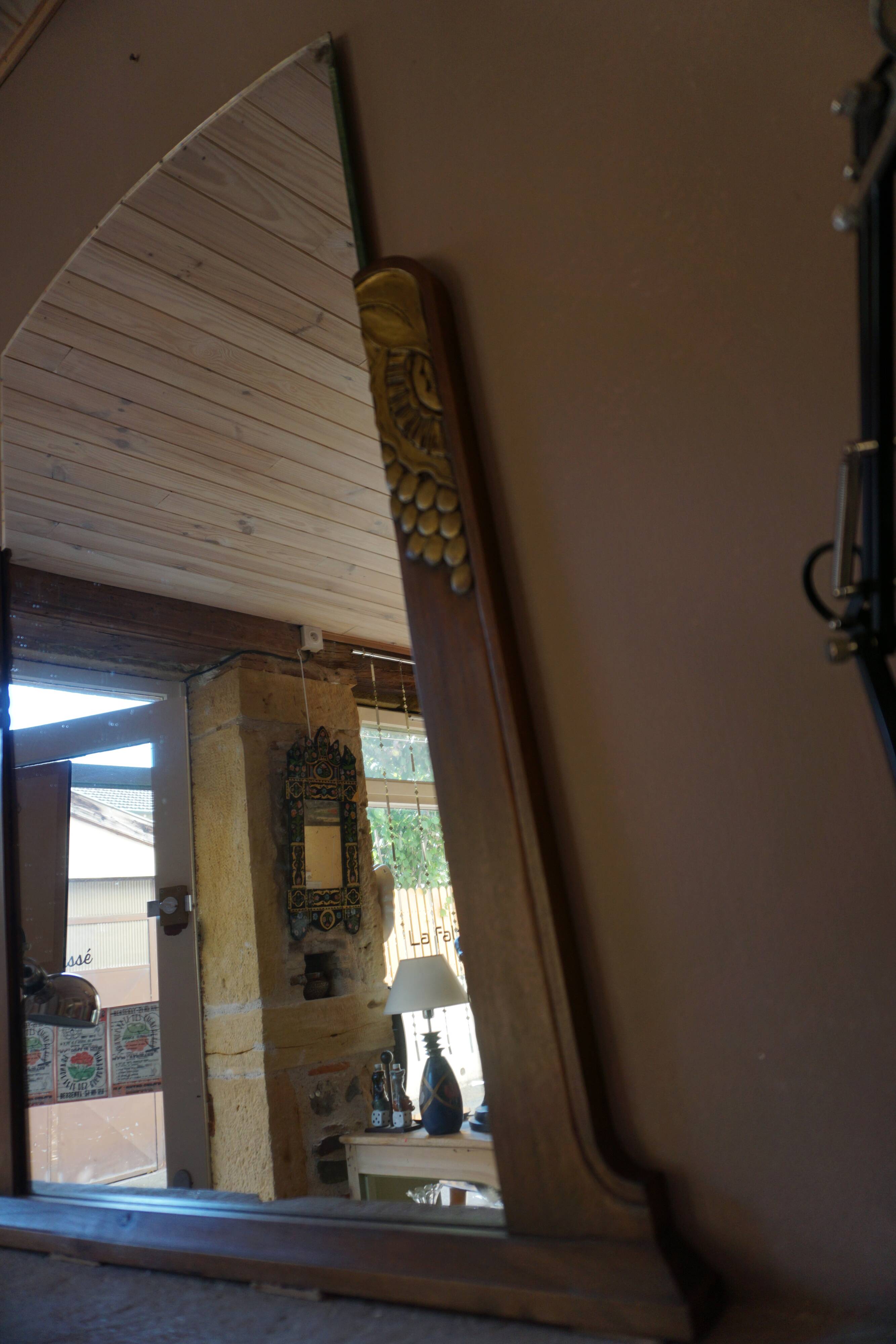 Miroir trumeau art déco