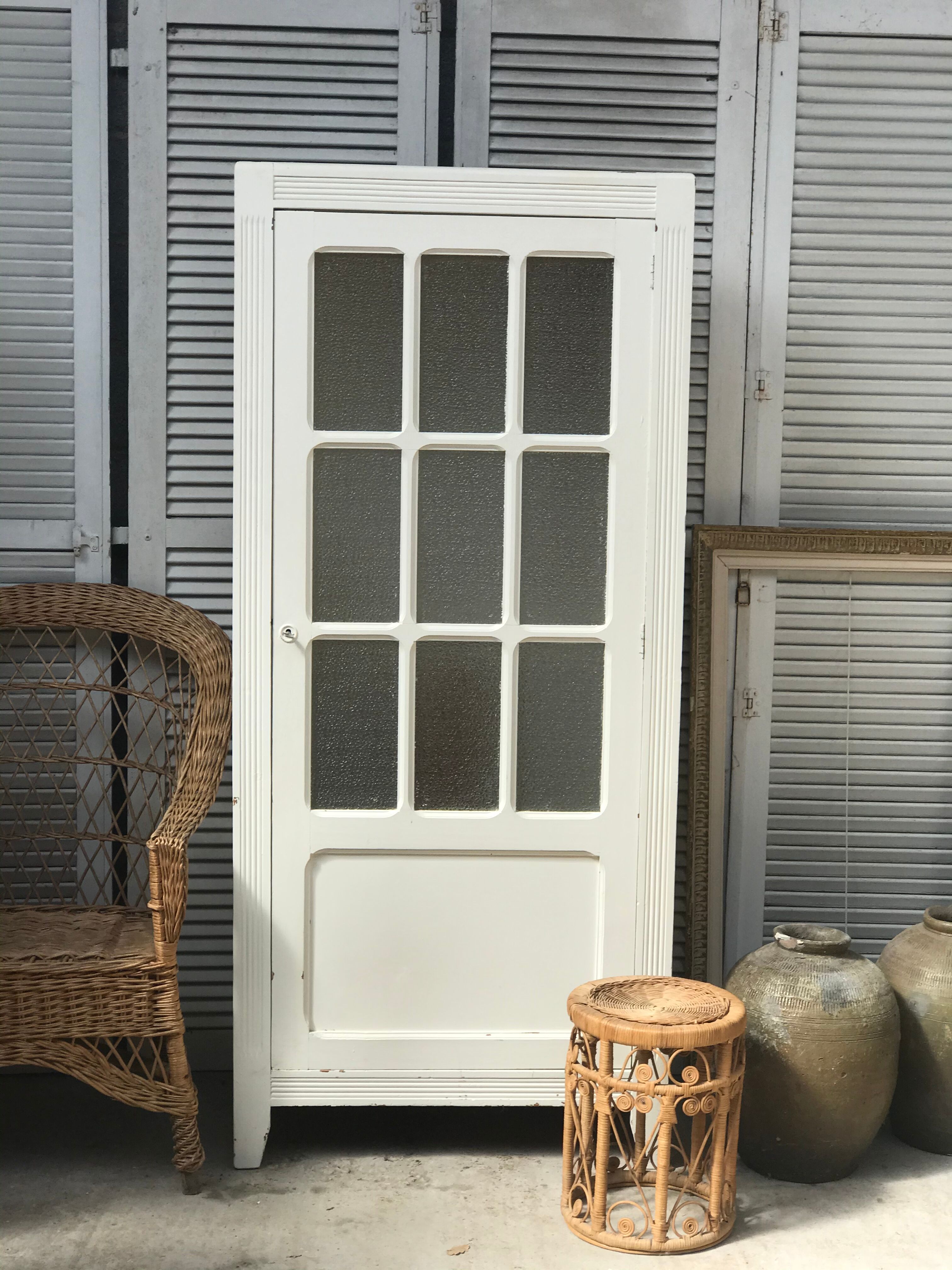 Glass-glazed parisian wardrobe