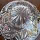 Cut crystal round vase – circa 1950