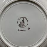 Digoin Sarreguemines plate plate in earthenware