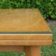 Pretty glass pine table, vintage