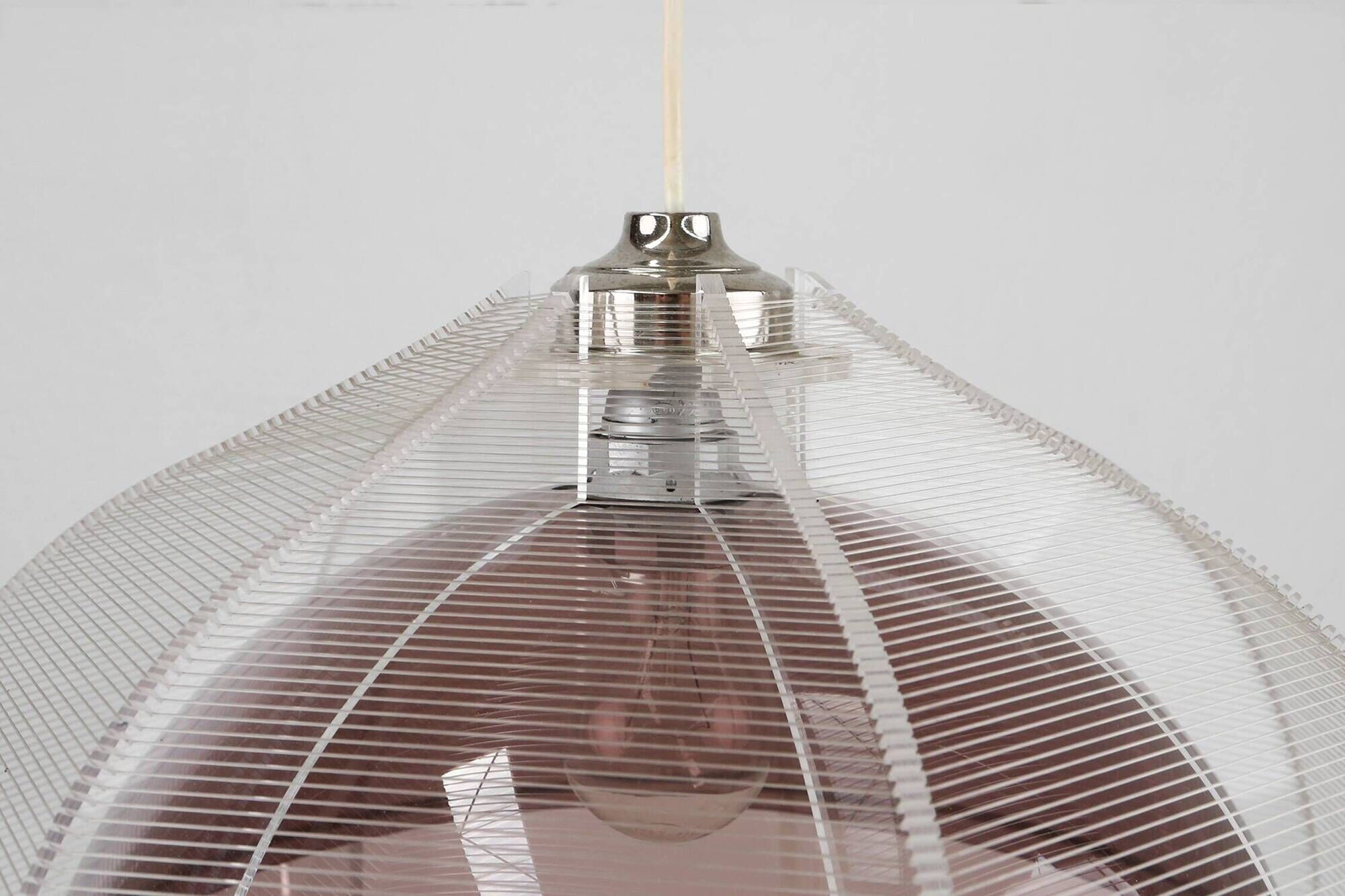 Wire pendant lamp by Paul Secon for Sompex, Germany, 1960s