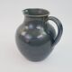 Large blue glazed stoneware pitcher Le Rivet France