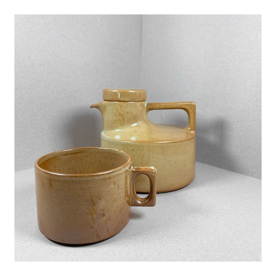 Brenne Feu Stoneware Coffee Maker + 1 Cup