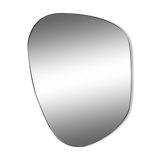 Miroir trapèze irrégulier organique laiton noir minimaliste 90x140cm
