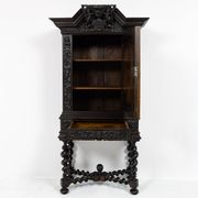 Cabinet néo-baroque de Danzig en chêne - vers 1870-1880