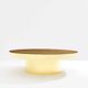 Bamboo and brass marquetry coffee table circa 1980