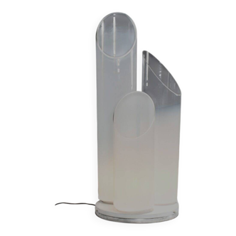 Grande lampe de table en verre de Murano par Carlo Nason pour Mazzega, Italie, années 1970
