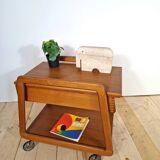Mid-century modern teak bar trolley, 1960s
