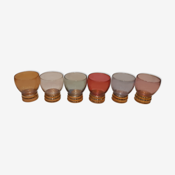 Set of 6 liquor glasses