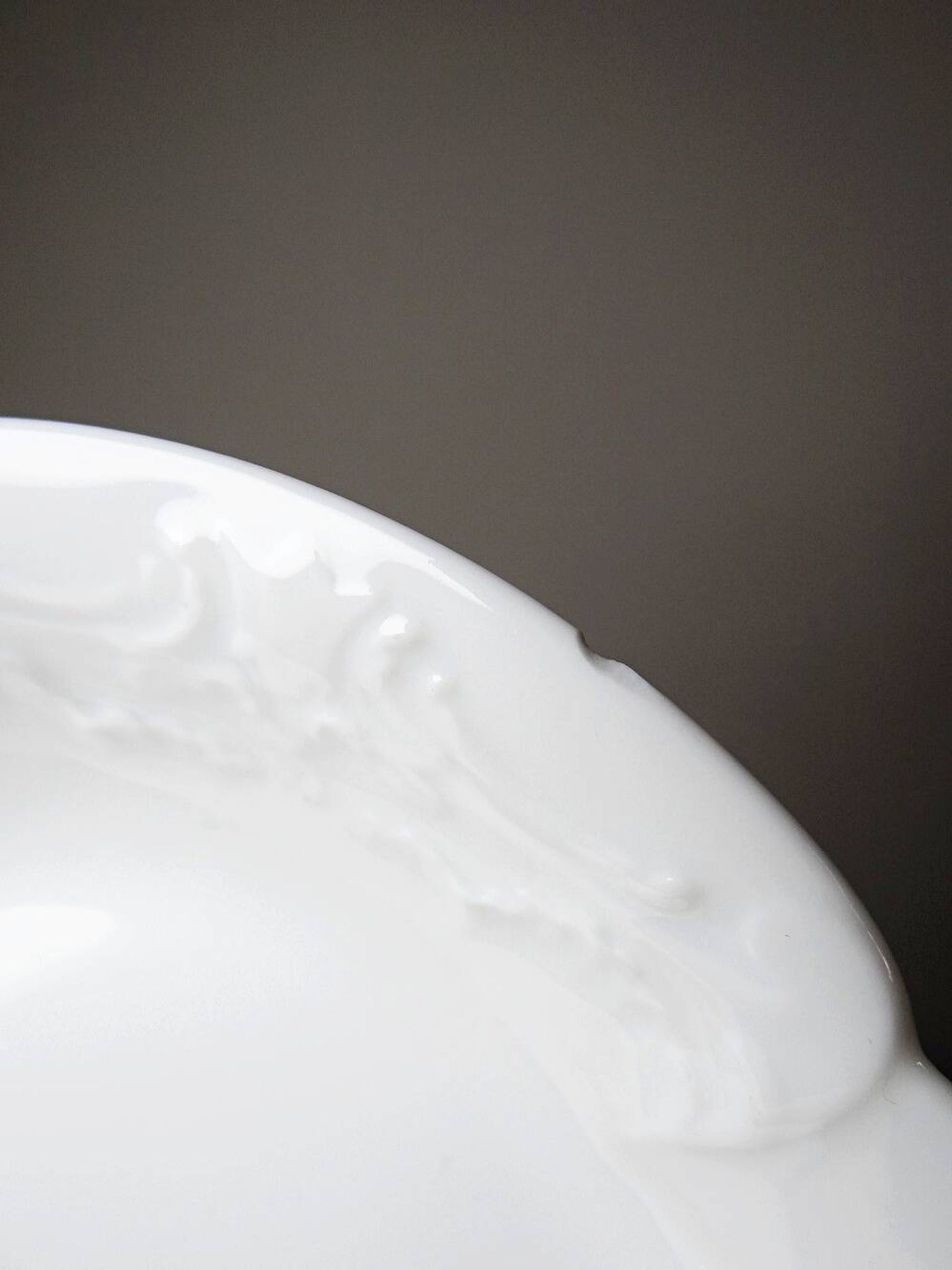 Dessert service Limoges L&Cie Lafarge 12 pieces white porcelain years