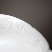 Dessert service Limoges L&Cie Lafarge 12 pieces white porcelain years