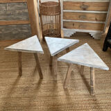 3 tripod stools