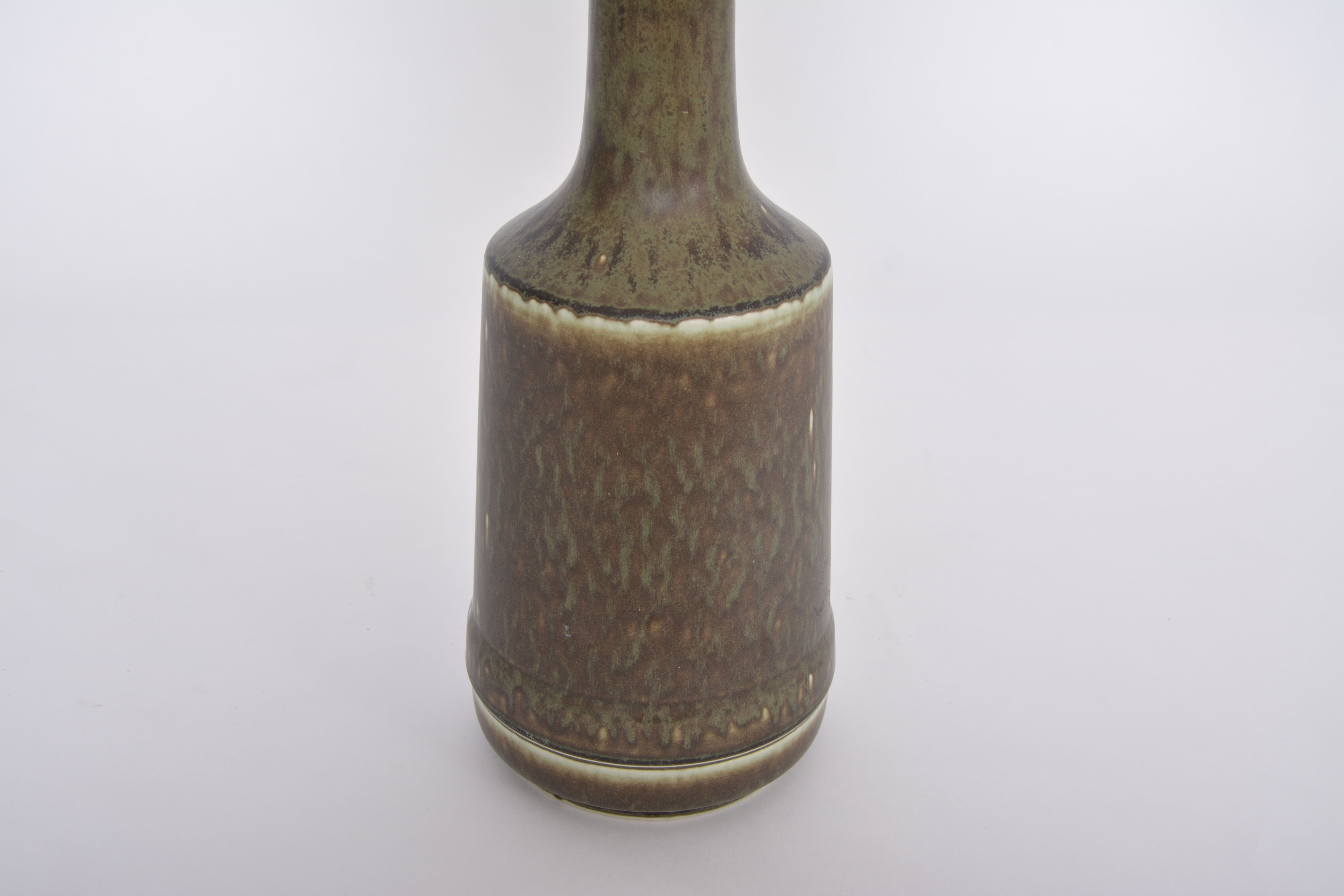 Danish mid-century modern ceramic table lamp by Desiree Stentoj