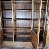 Large solid oak library