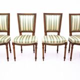 Ensemble de 4 chaises, Suède, vers 1870.