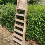 Old oak painter's stepladder