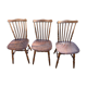 3 Baumann minuet chairs