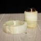 Vintage ashtray & table bookend in onyx - Art Deco period