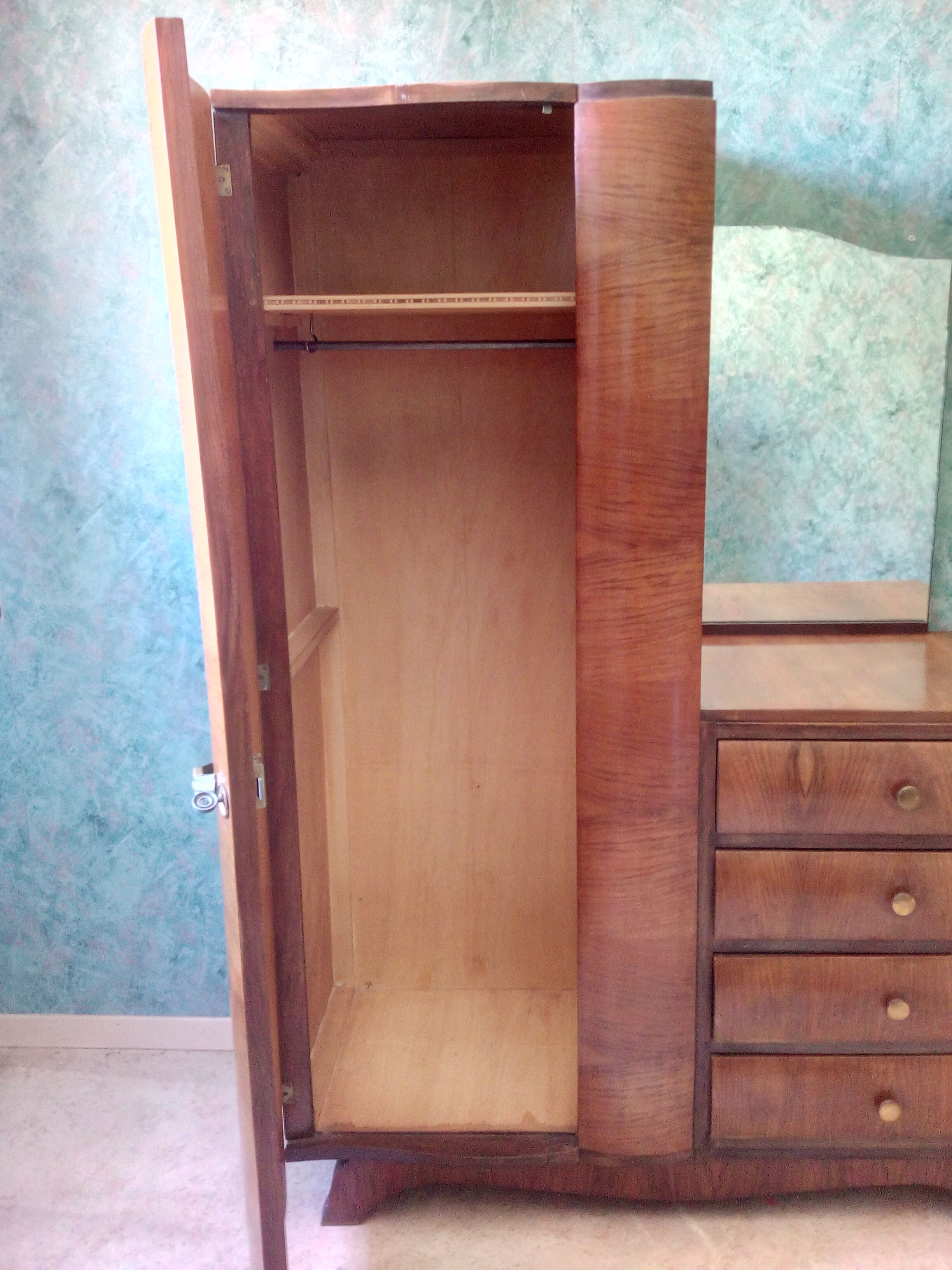 Art deco wardrobe