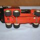 Former Tonka toy, metal crane truck
