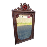 Breton trumeau wall mirror
