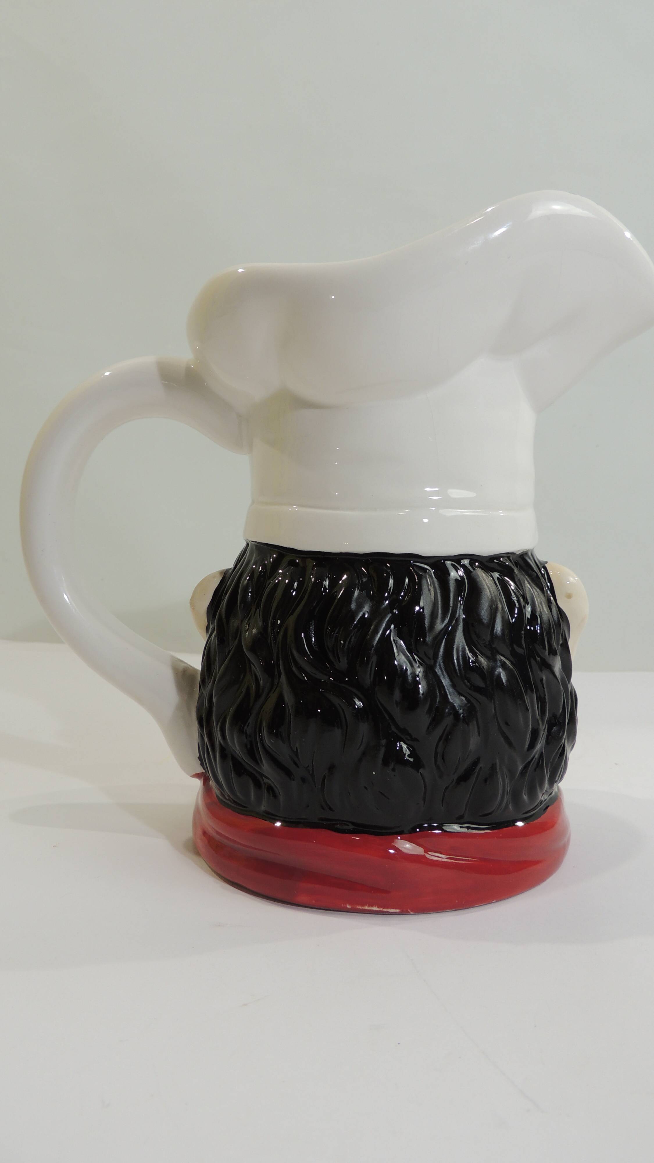 Pichet vintage chef cuisinier en céramique – Cruche humoristique