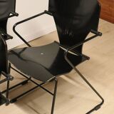 Series of 6 minimalist chairs model "EGOA 300" by Josep Mora