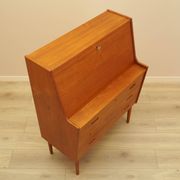 Teak secretary, Danish design, 1960s, Arne Wahl Iversen, Vinde Møbelfabrik