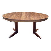 Scandinavian oval extendable table Baumann teak 260cm