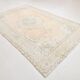 7x11 Vintage Peach Beige Turkish Rug, 206x335Cm