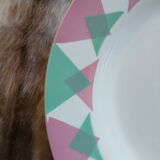 20 antique flat plates from Digoin and Sarreguemines