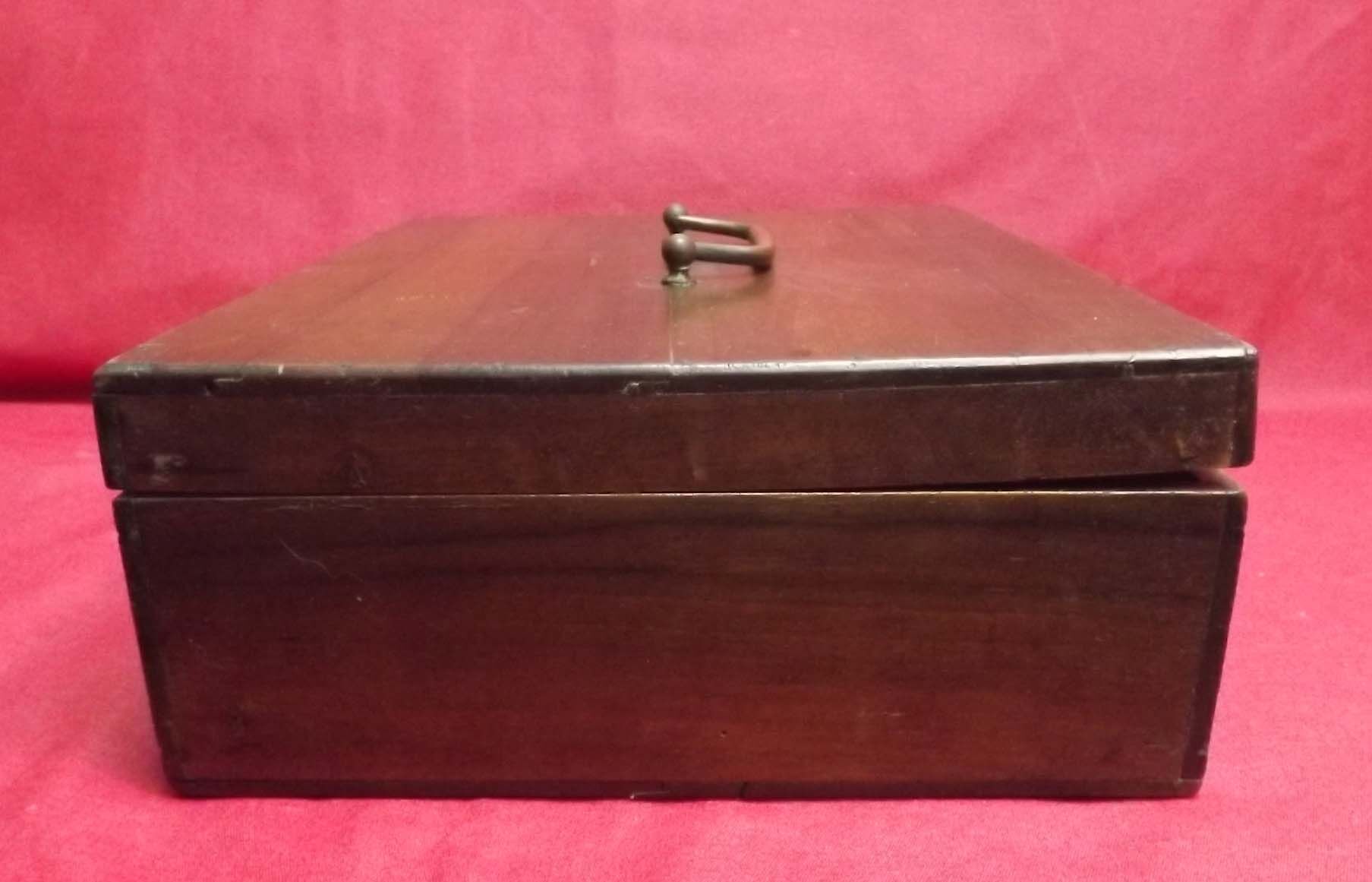 Old wooden cabinet with storage compartments