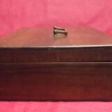 Old wooden cabinet with storage compartments