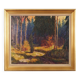 Painting „The Autumn Forest”, Scandinavian design, 1960s
