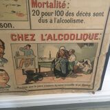 Educational panel "Alcohol is the enemy" 1910