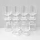 10 crystal wine glasses