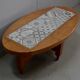 Table de salon en chêne massif, par R. Guillerme et J. Chambron, éditions « Votre Maison » 1960